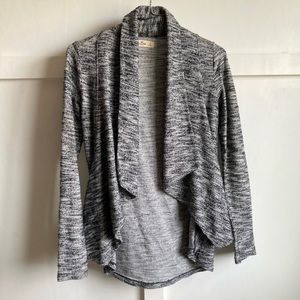 *LAST CHANCE* Hollister Space Dye Open Front Waterfall Cardigan
